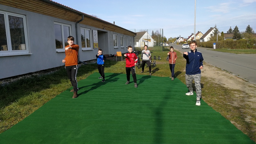 Freiluft-Training gestartet